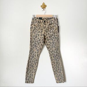 Blank NYC The Bond Mid-rise Skinny Animal print jeans NWT size 26